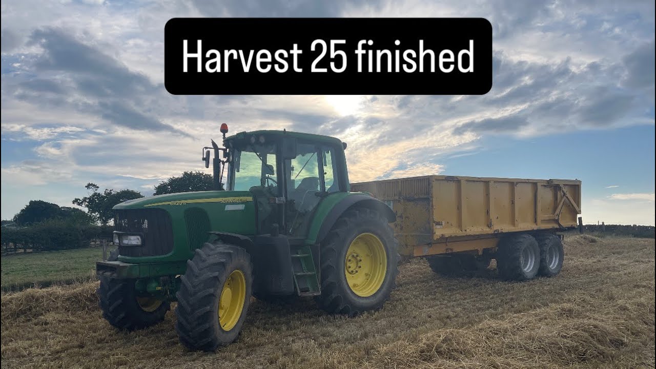 Cutting the spring barley 