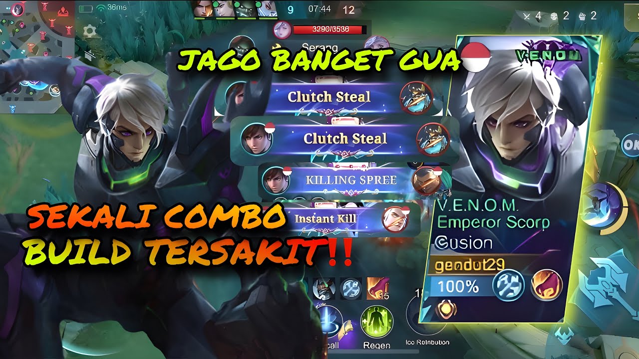 GILAA JAGO BANGET GUAA😎😱BUILD GUSION META SEKARANG‼️