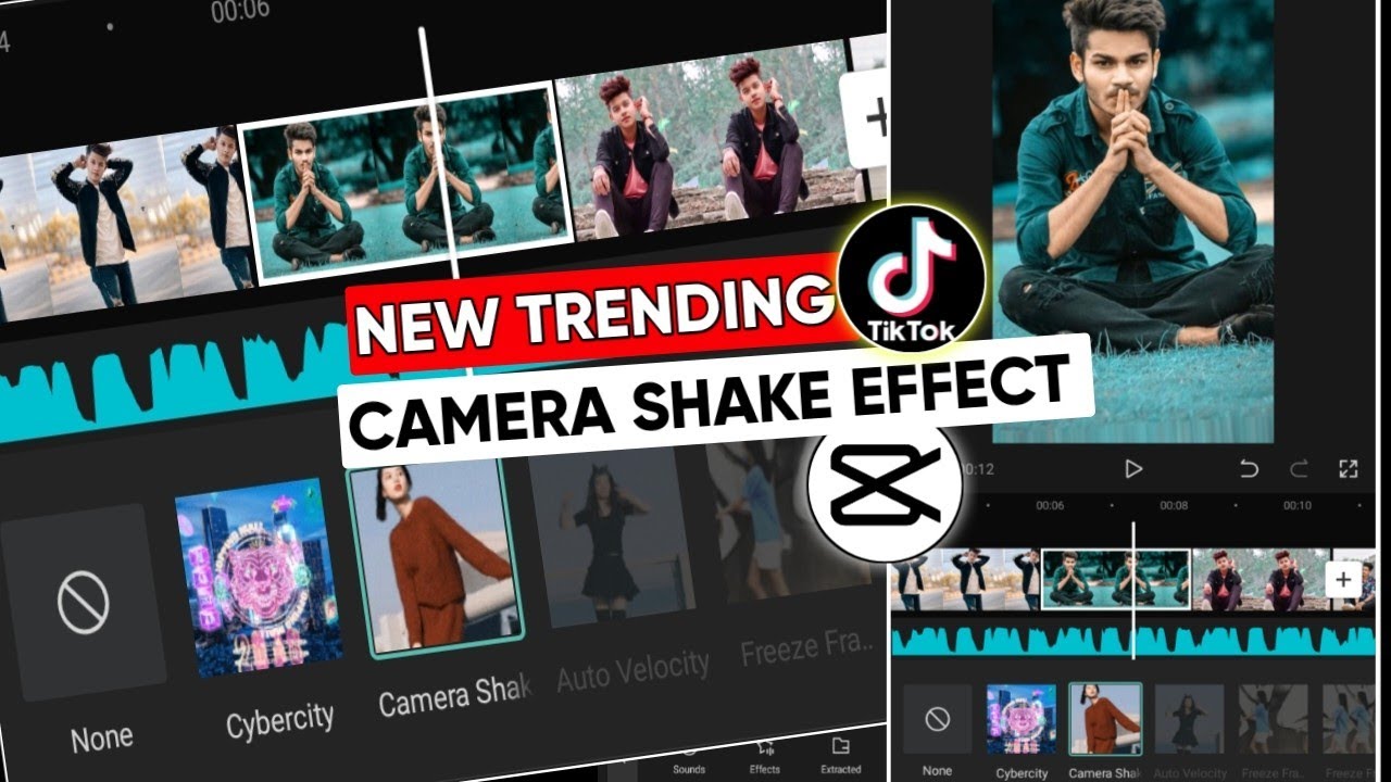 tiktok new trending photo video editing tutorial || capcut trending camera shake effect editing