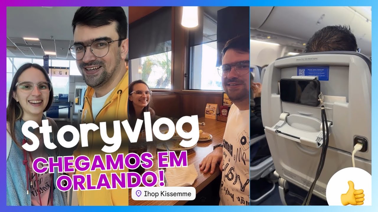 ✈️ Chegamos em Orlando! Embarque no RJ, voo Copa Airlines e imigração | Storyvlog #1