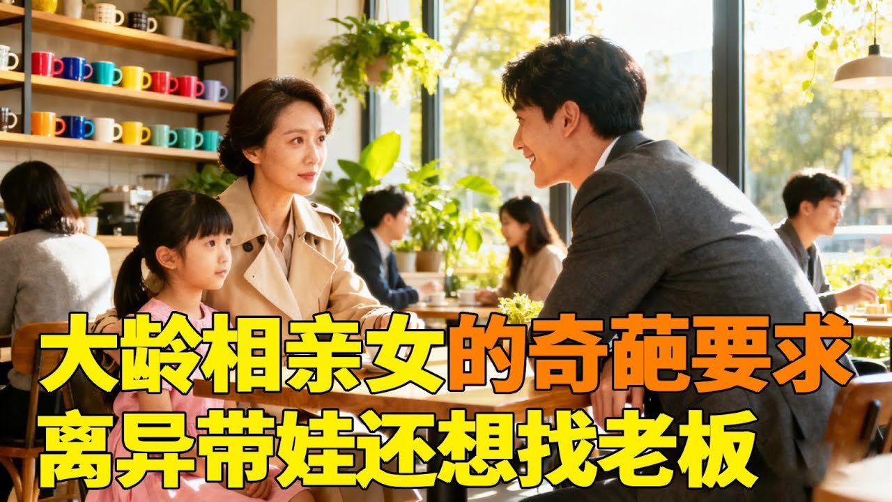 大陆相亲女的奇葩择偶要求！自己大龄离异还有个娃，居然想找年收超30万的老板！【轩语说媒】
