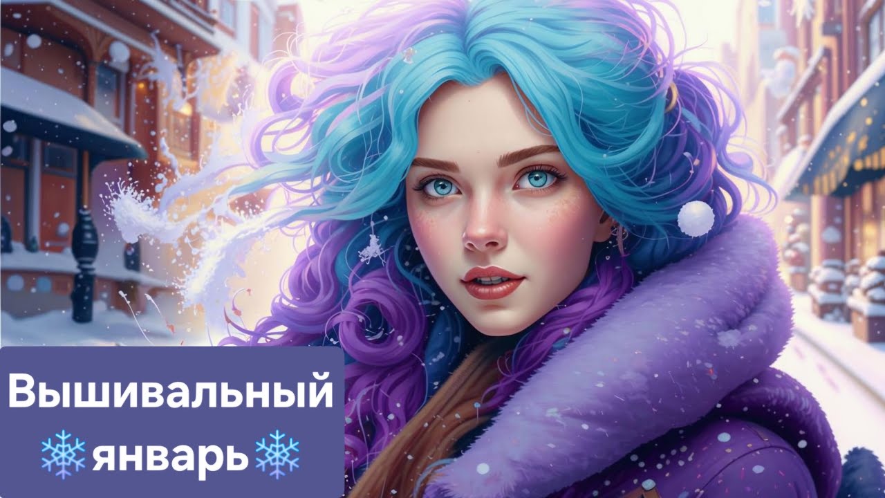 44. Вышивальный январь❄️старты, финиши, продвижения, покупки и подарки❄️
