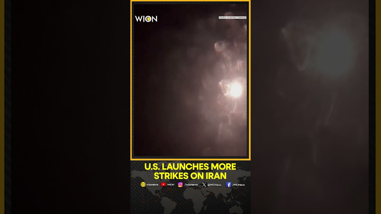 CENTCOM Video Released as US Launches More Airstrikes Against Iran | WION Shorts