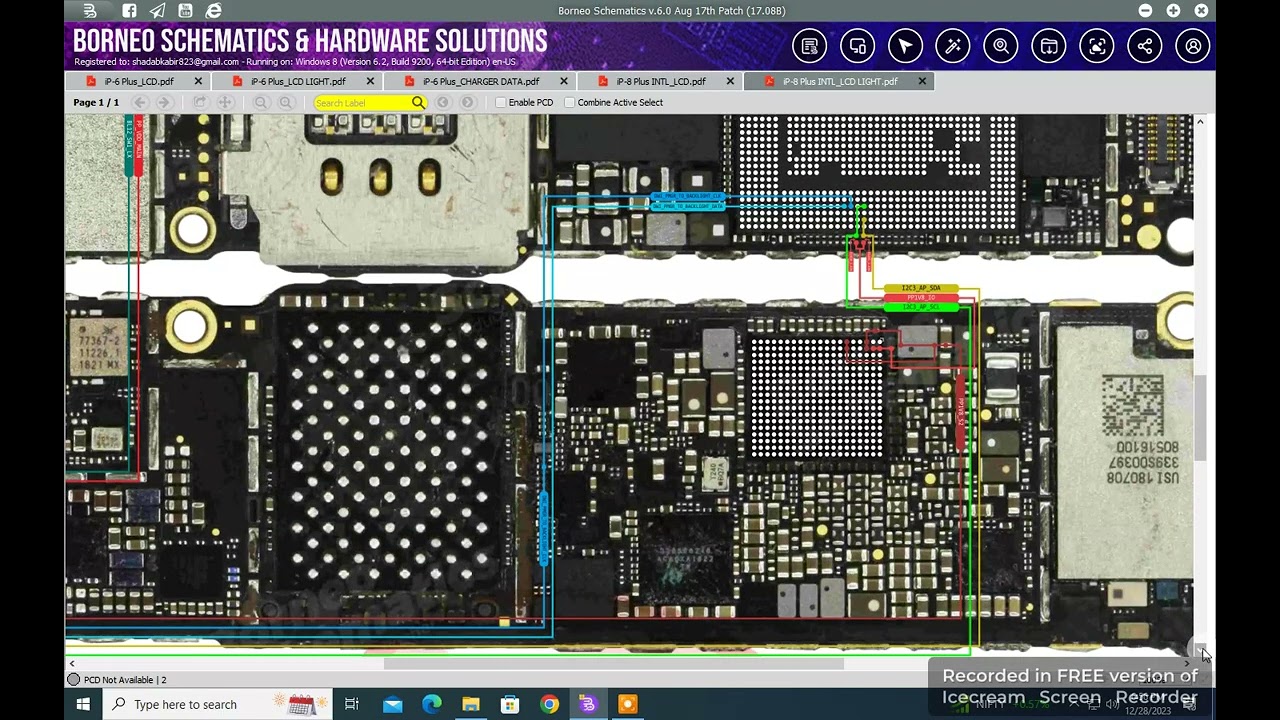 iphone 8 plus display light problem