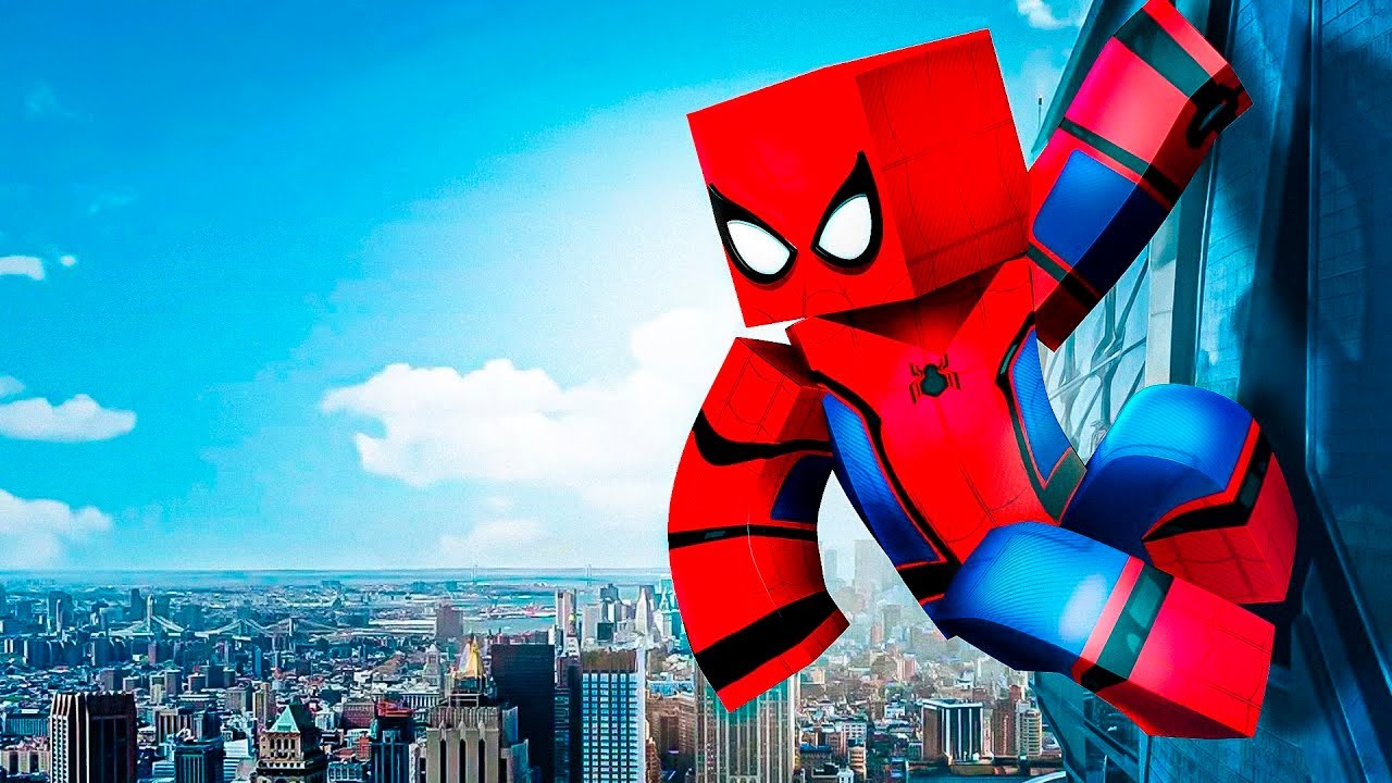 Minecraft: MENINO ARANHA: DE VOLTA AO LAR  - O FILME