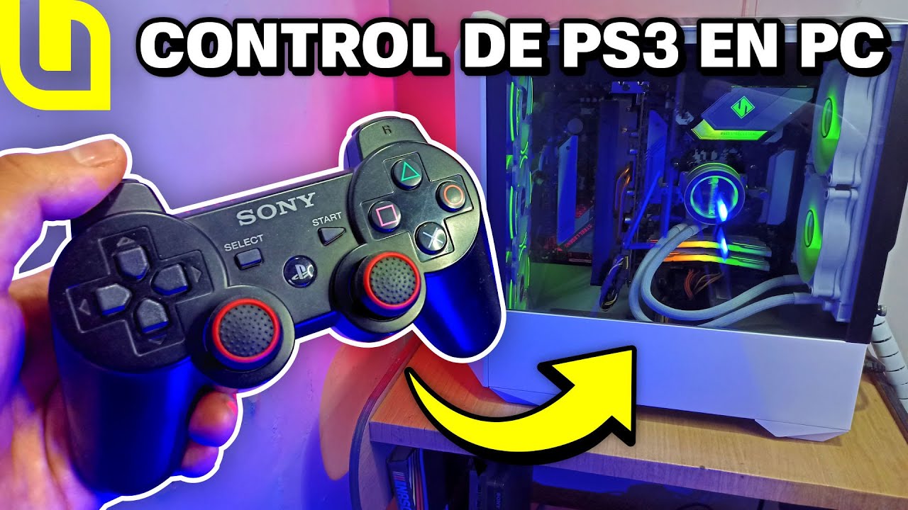 ¿CÓMO CONECTAR el MANDO de PS3 a tu PC GAMER? 🤔 Bluetooth y Cable