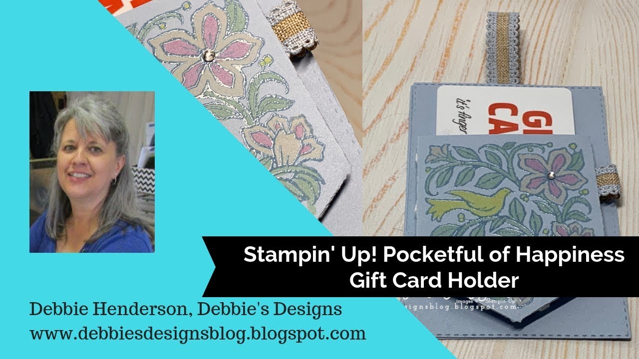 Stampin' Up! Pocketful Of Happiness Gift Card Holder