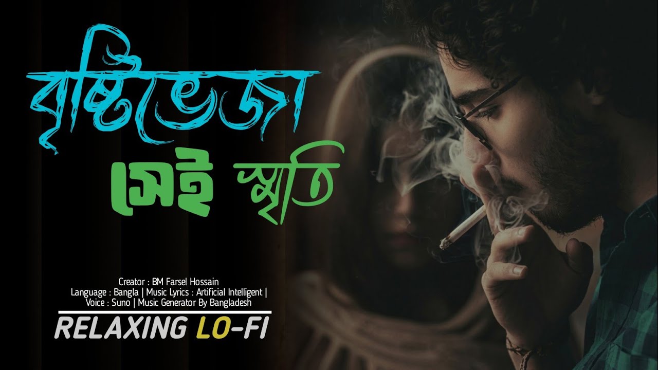 বৃষ্টিভেজা সেই স্মৃতি | Emotional Bangla Song | Bangla Lofi music | Official Music