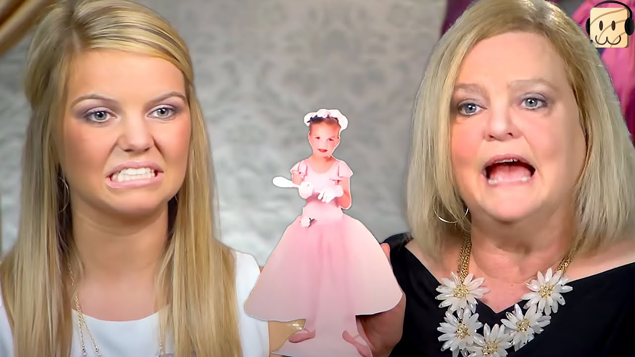 Crying Mom with Doll and DEMANDS Bride in PINK | Say Yes to the Dress TLC - React Couch