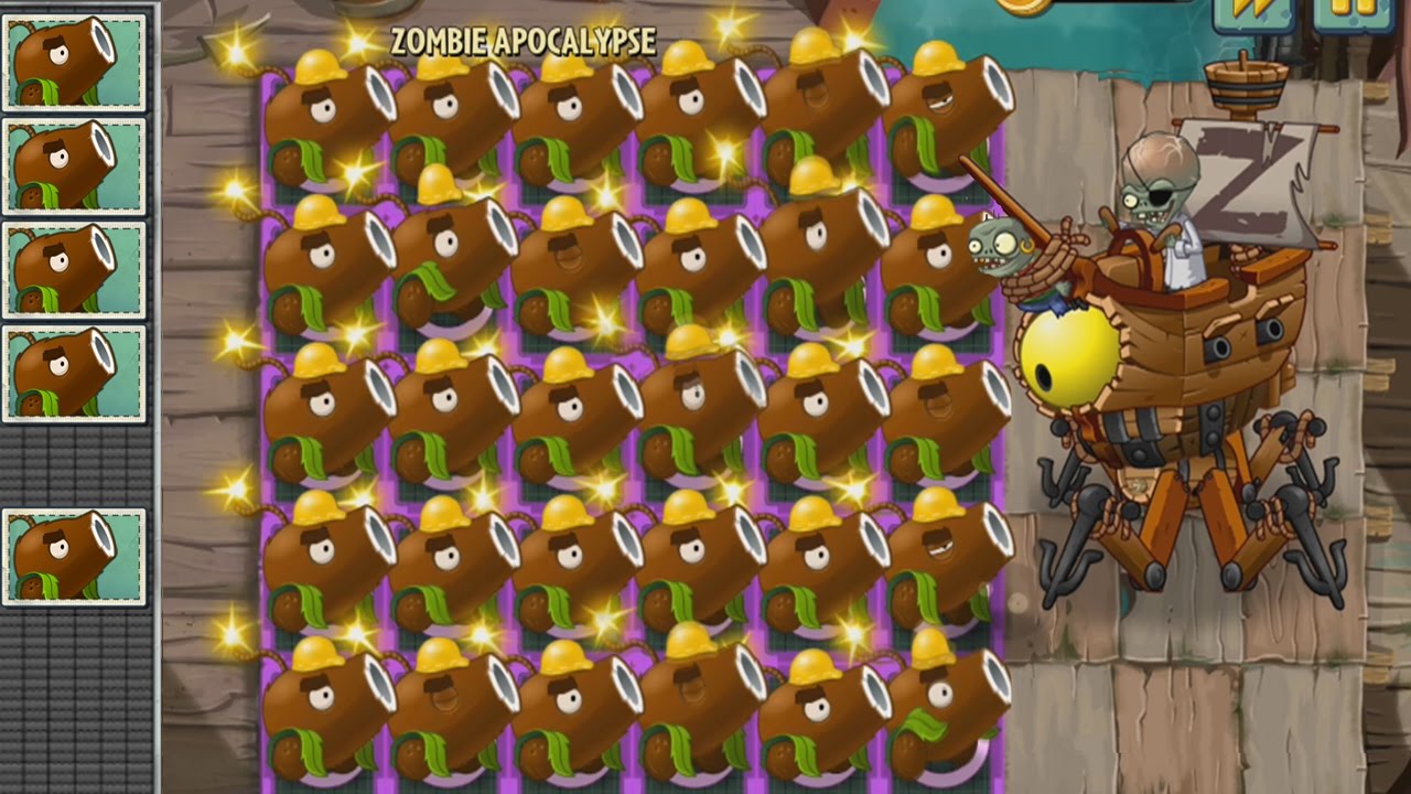 Plants vs Zombies 2 Hack - Cococañon vs Los Zombots
