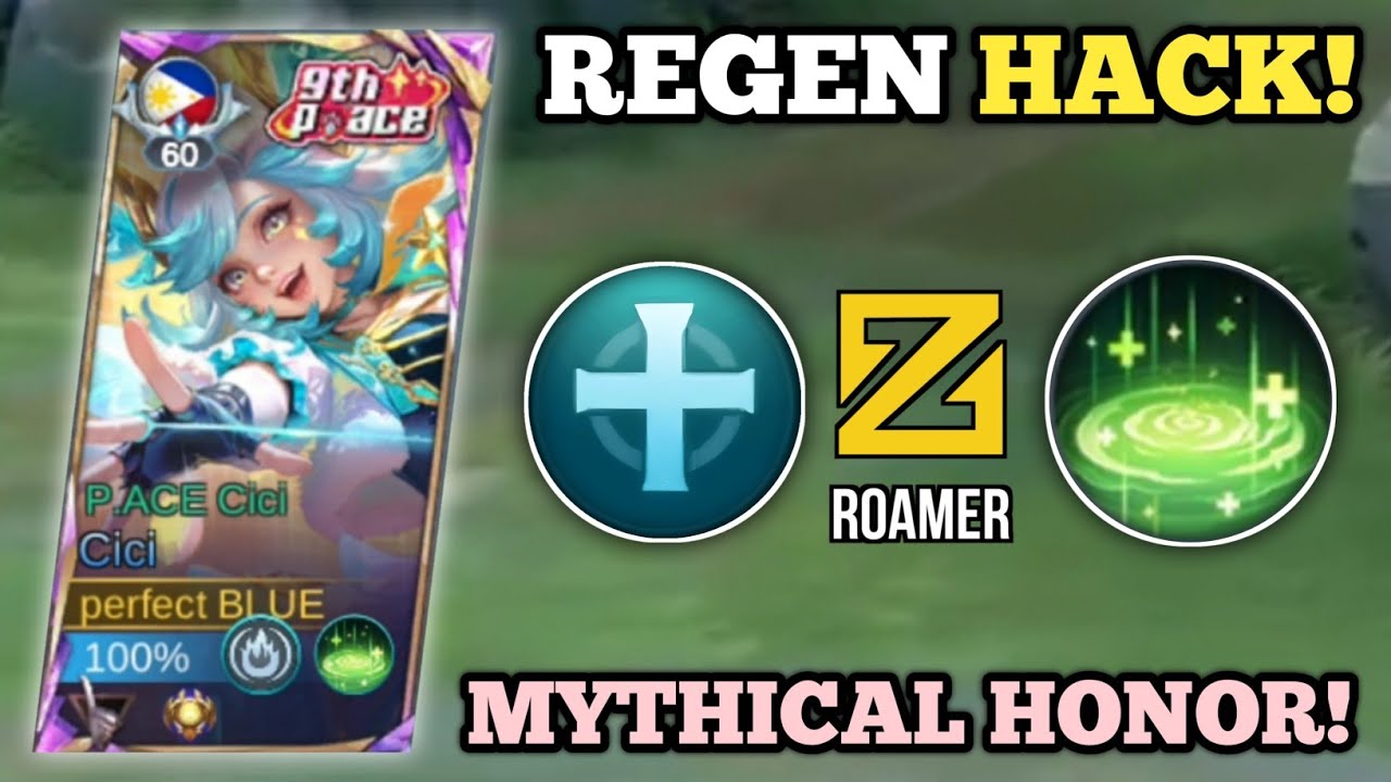 ROAM CICI REGEN HACK IS THE NEW META! | CICI BEST BUILD AND EMBLEM -MLBB