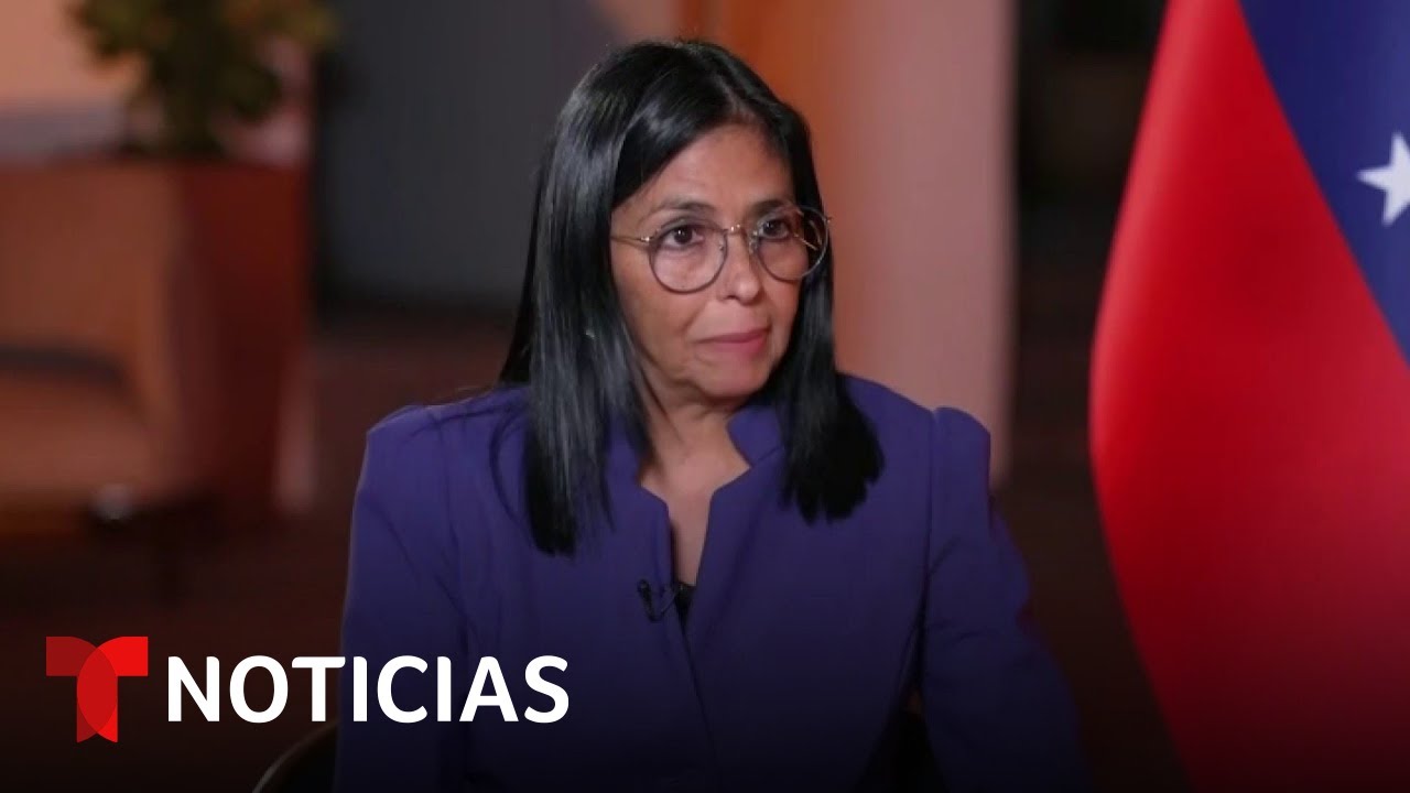 Delcy Rodríguez aclara si recibe órdenes de Trump y defiende a Maduro | Noticias Telemundo