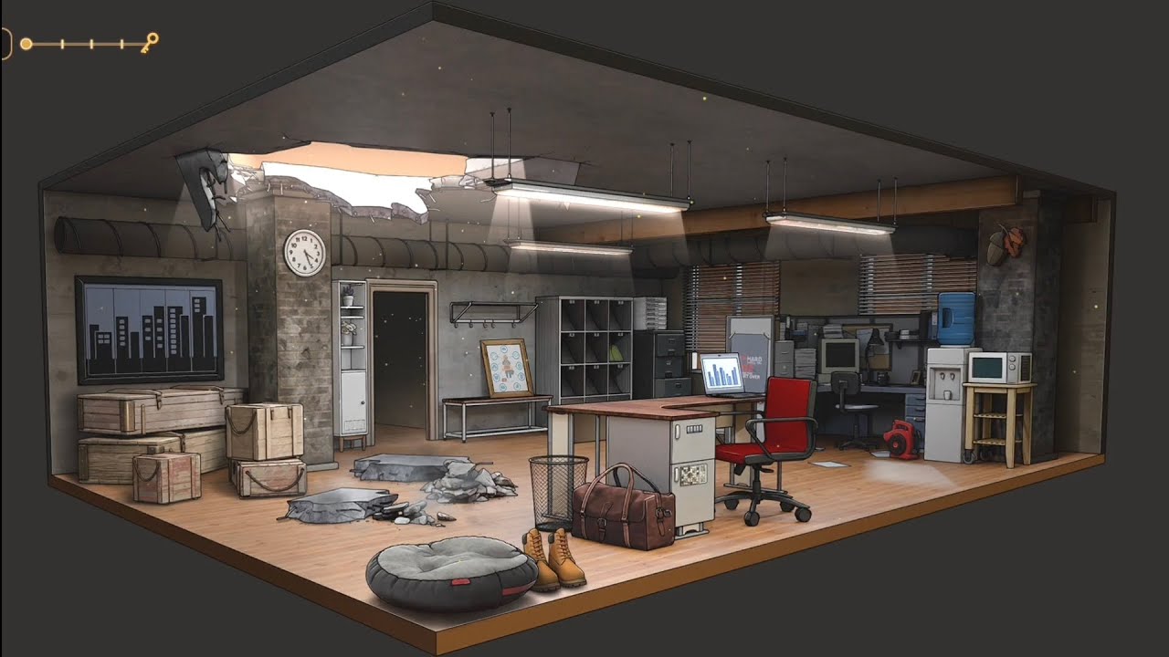 Rooms and Exits Level 14 Construction Site Office Chapter 5 Death on the Dancefloor Game Walkthrough