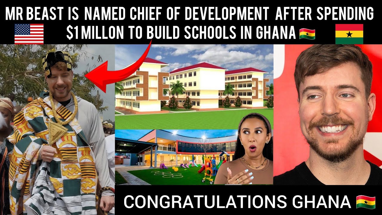 Hey 😲 Ghana 🇬🇭 Again!! Mr Beast Has Finally Completed His $1M  School Project In Ghana 🇬🇭  @MrBeast 