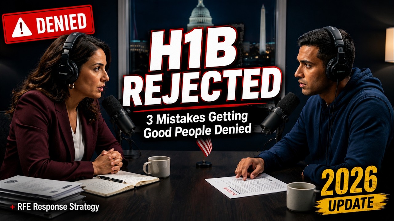 H1B Petition DENIED in 2026: These 3 Mistakes Are Getting Good Applications Rejected Right Now