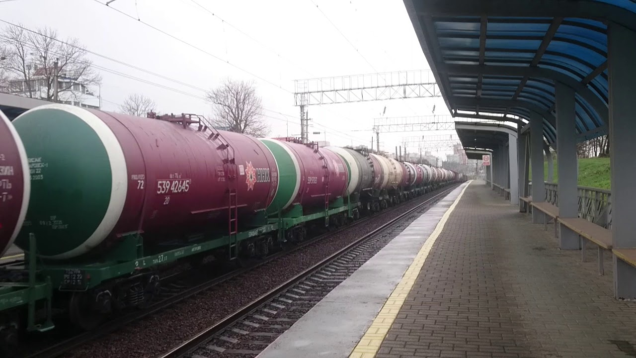 ロシアの貨物列車