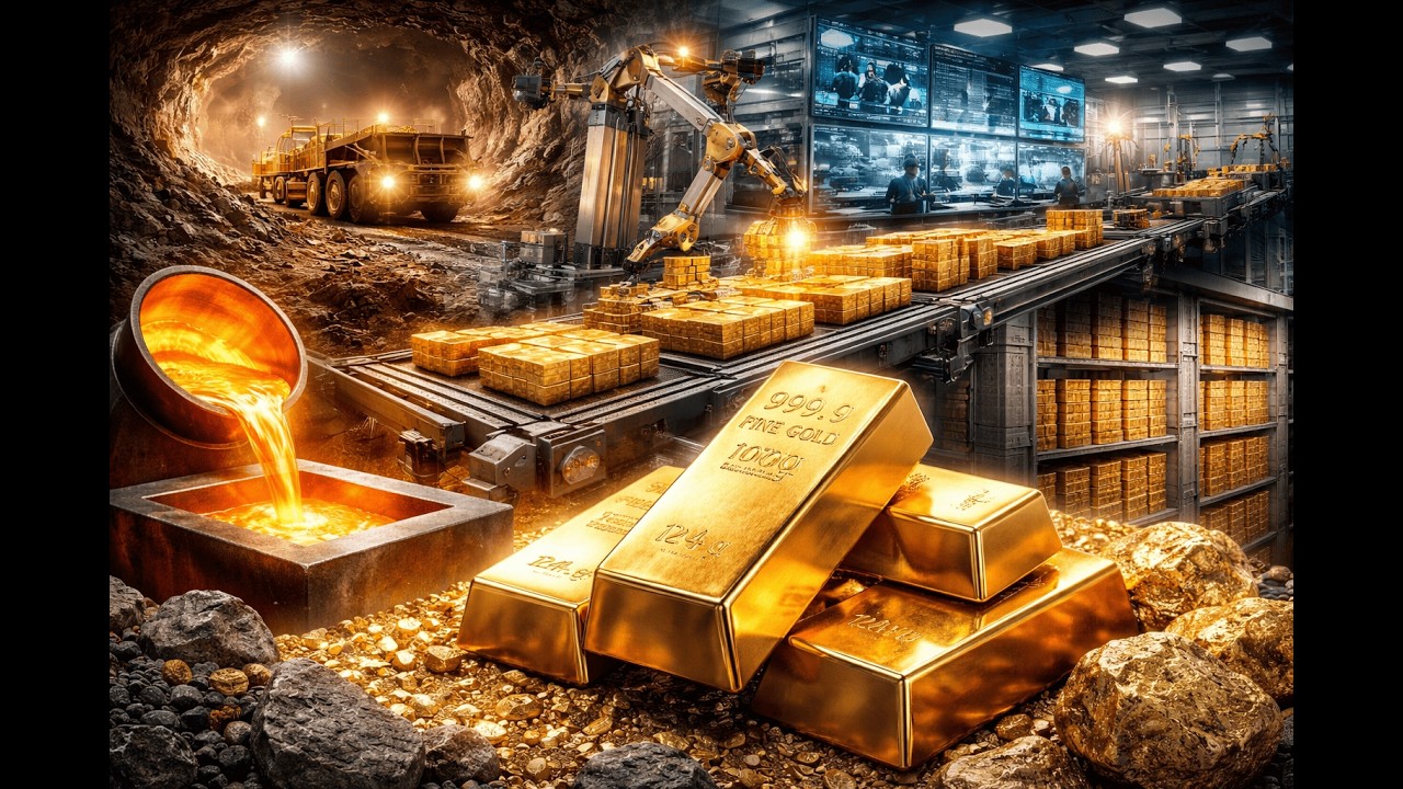 The Secret Journey of 24K Gold: From Raw Ore to Luxurious Gold Bars