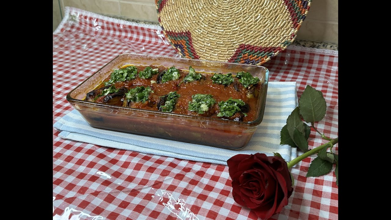 باذنجان شيخ المحشي بدون قلي | Eggplant Shaikh Almahshi without frying