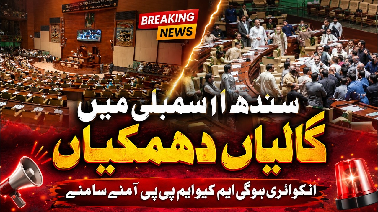 Sindh Assembly Erupts! | Abuses, Threats & Face-to-Face Clash Between PPP and MQM