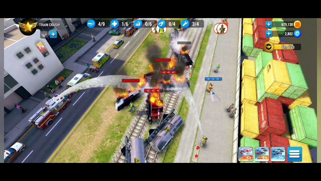 Train Crash Due to Faulty Track! 🚆💥🚨 EMERGENCY HQ 2025 Rescue Mission @PlayByHan
