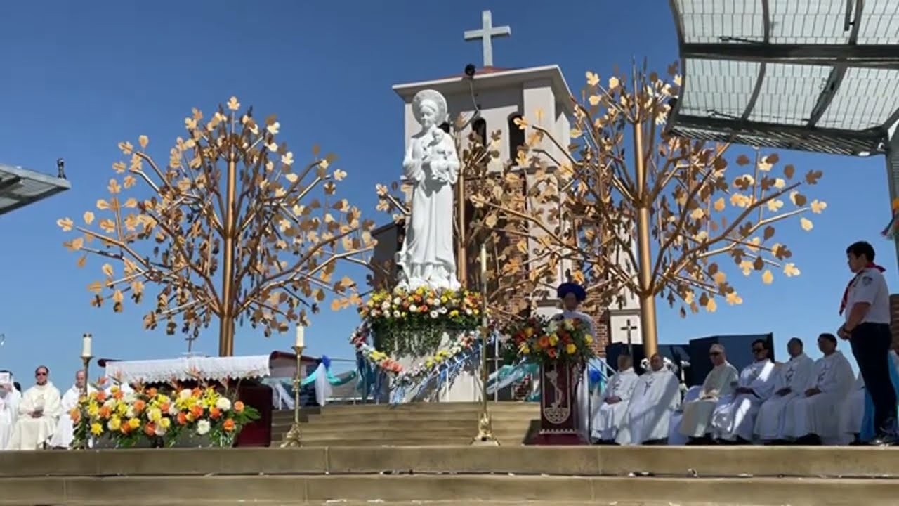 Vietnamese Martyrs Church Our Lady of La Vang Procession and Mass in San Antonio, TX