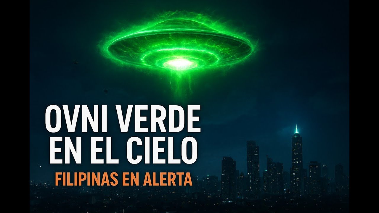 LOS DESVELADOS - OVNI VERDE EN EL CIELO DE FILIPINAS, ALERTA