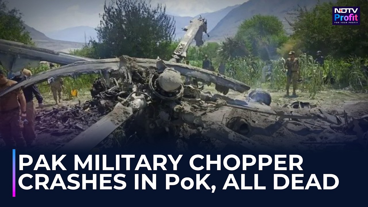 All Military Personnel Aboard Dead As Pakistan Chopper Crashes In PoK