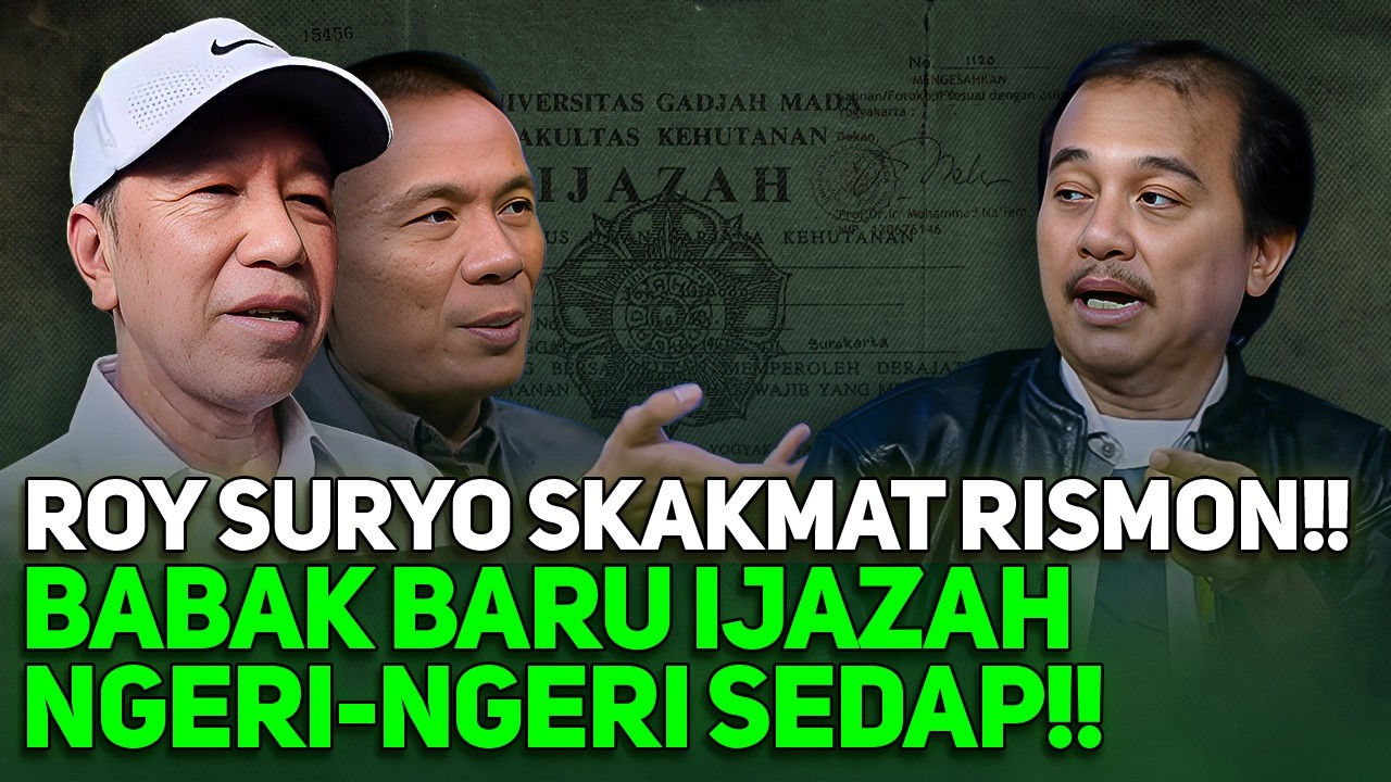 ROY SURYO SKAKMAT RISMON!! BABAK BARU IJAZAH NGERI-NGERI SEDAP!!
