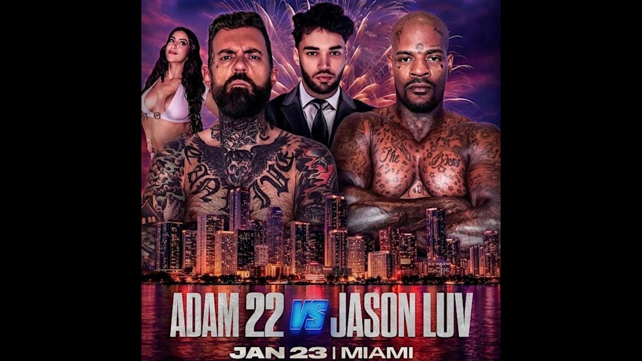 Adam22 vs Jason Luv Boxing Match LIVE!