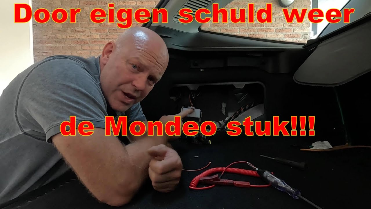 Trekhaakkabelset vervangen. Regeleenheid DEFECT door eigen domme fout.. Deel 1!!