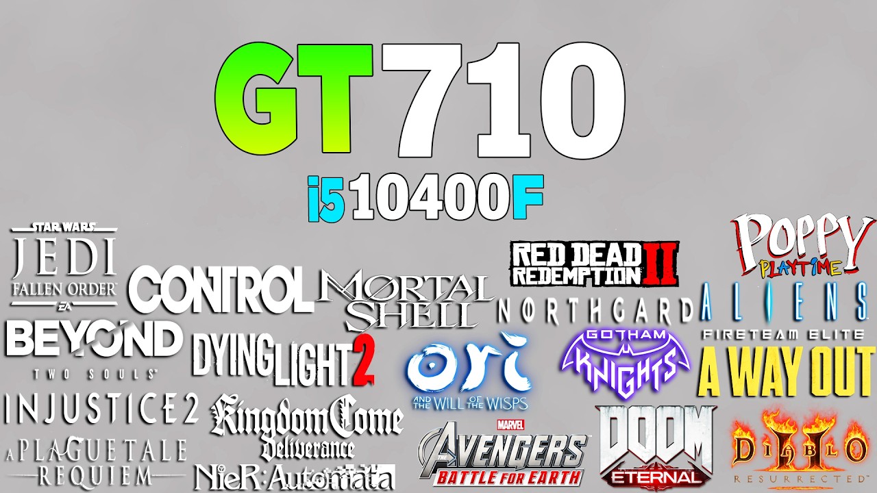 GT 710 Test in 39 Games 720p