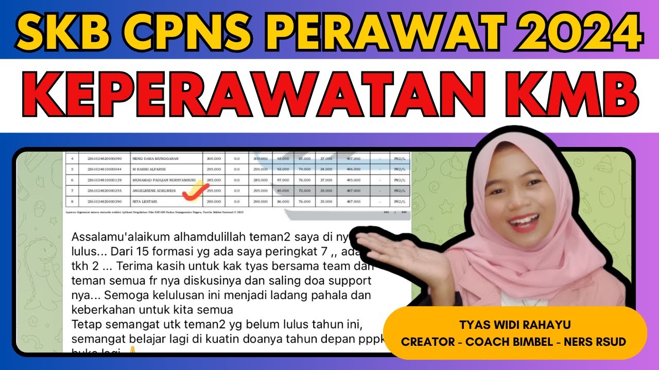 SOAL SKB CPNS PERAWAT SOAL KMB SESUAI KISI KISI TERBARU 2024 PPPK PERAWAT