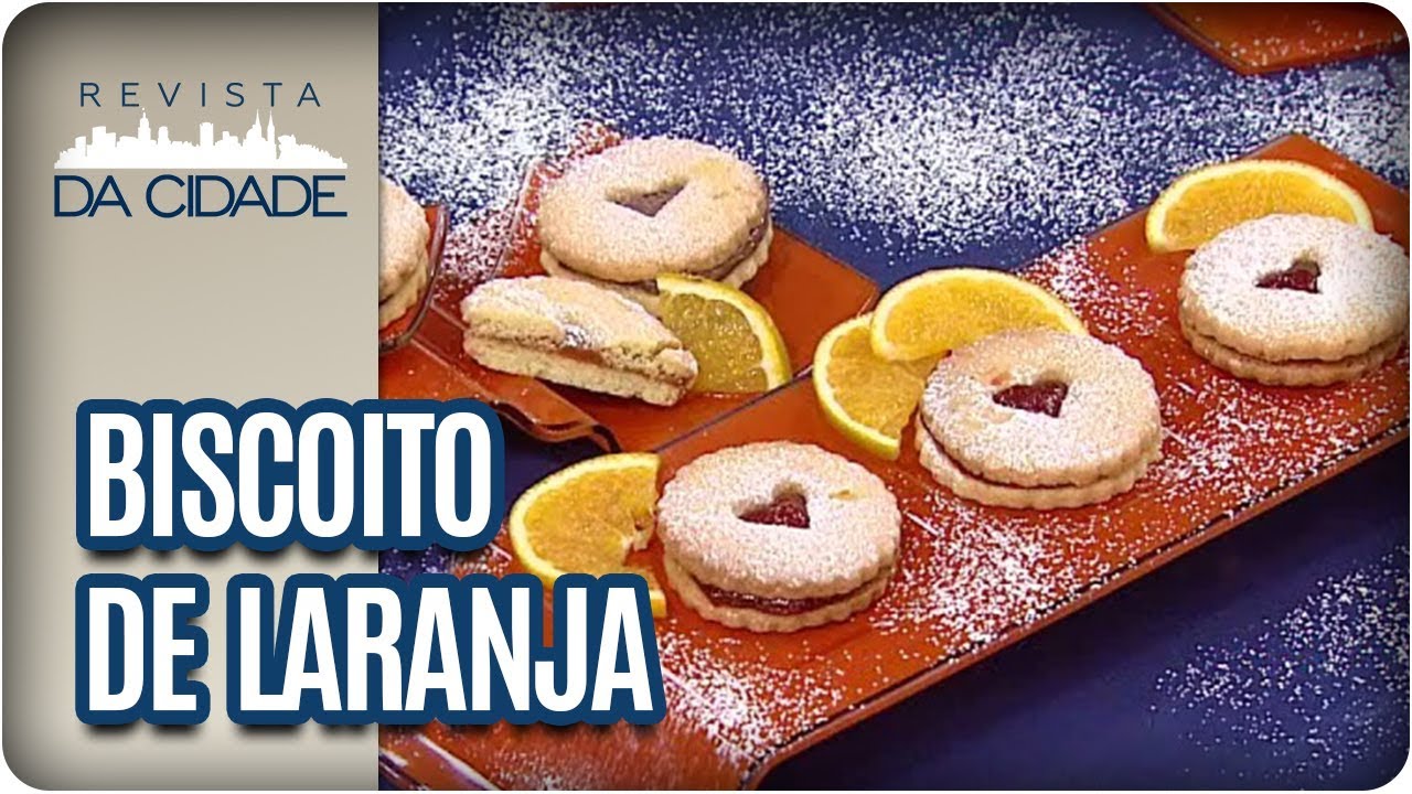 Receita de Biscoito de Laranja Recheado - Revista da Cidade (25/08/2017)