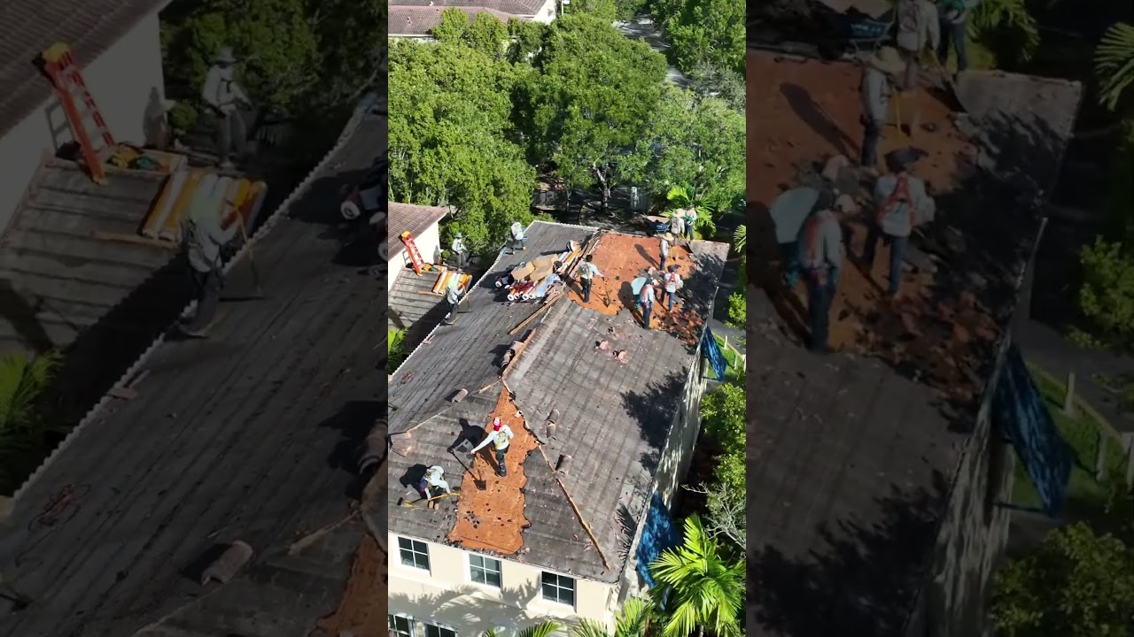 Tile Roof Tear-Off & Dry-In in Plantation, FL 🔨 