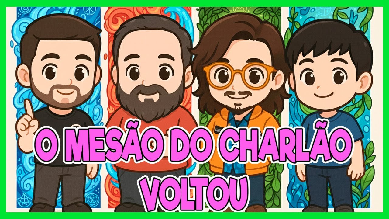 O MESÃO DO CHARLÃO ESTÁ DE VOLTA! 😱🔥 | Kruphix, Loot, Braids e Malcolm em CAOS TOTAL!