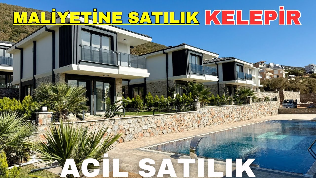Maliyetine Satılık Kelepir Deniz Manzaralı Villa Bu Fiyata Başka Bulunmaz Didim E-927