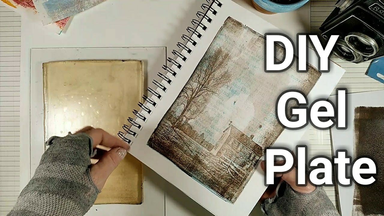Как печатать фотографии с помощью самодельной гелевой пластины