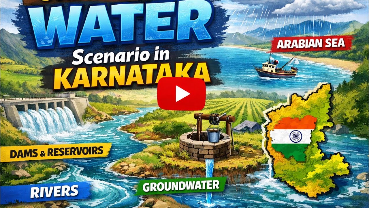 1-5 Source|Water scenario|karnataka|Water conservation&rain water harvesting|BCV654A|Dr.K.Aravinthan