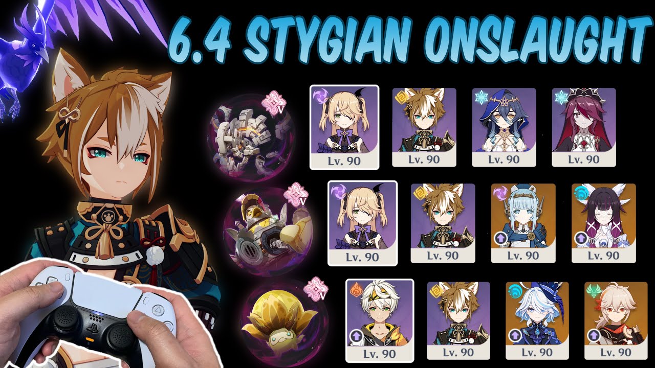 6.4 Stygian Onslaught with Machine Gun Gorou - Genshin Impact
