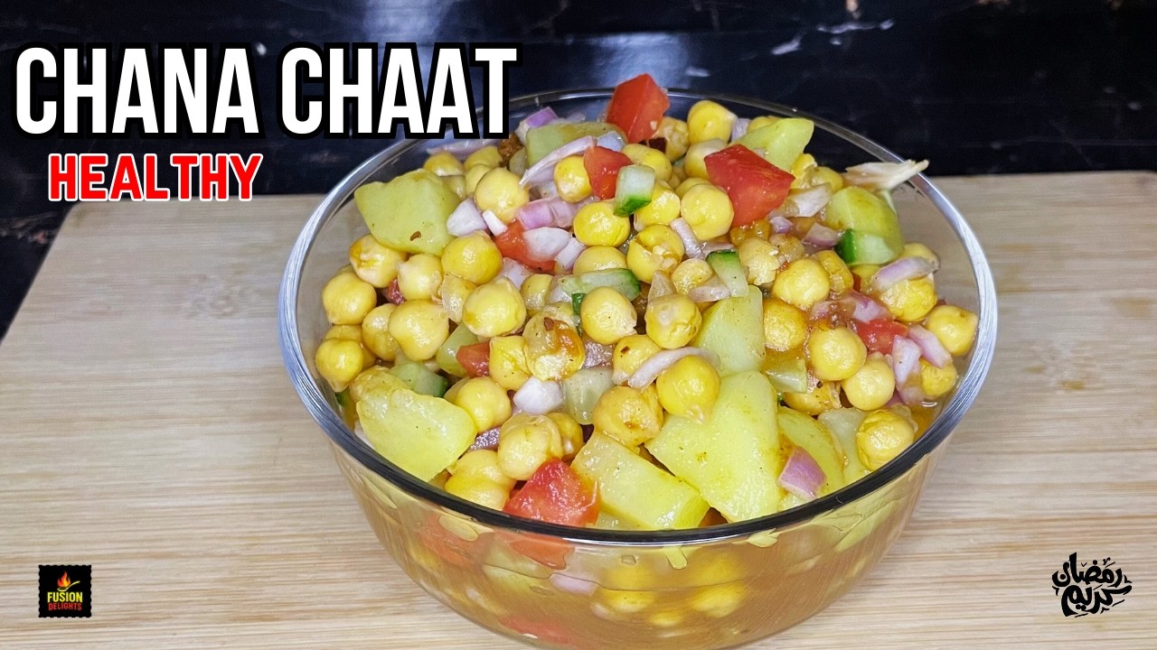 Ramzan Special Chana Chaat | High Protein | Spicy & Tangy Chana Chaat for Iftar By Fusion Delights