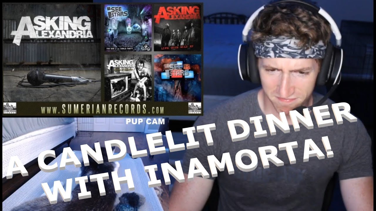 Chris REACTS to Asking Alexandria - A Candlelit Dinner With Inamorta