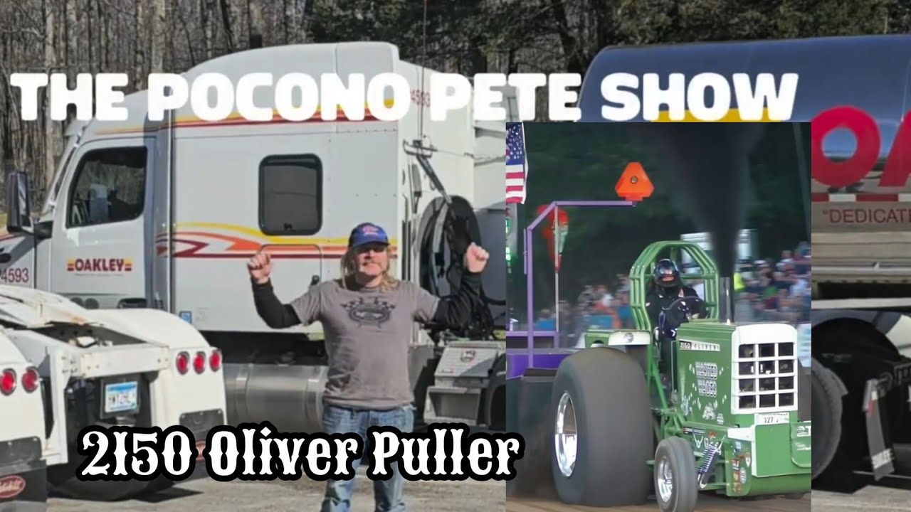 Один мощный трактор OLIVER 2150 на нашем свидании в честь Дня святого Валентина: Peterbilt 359 и ...