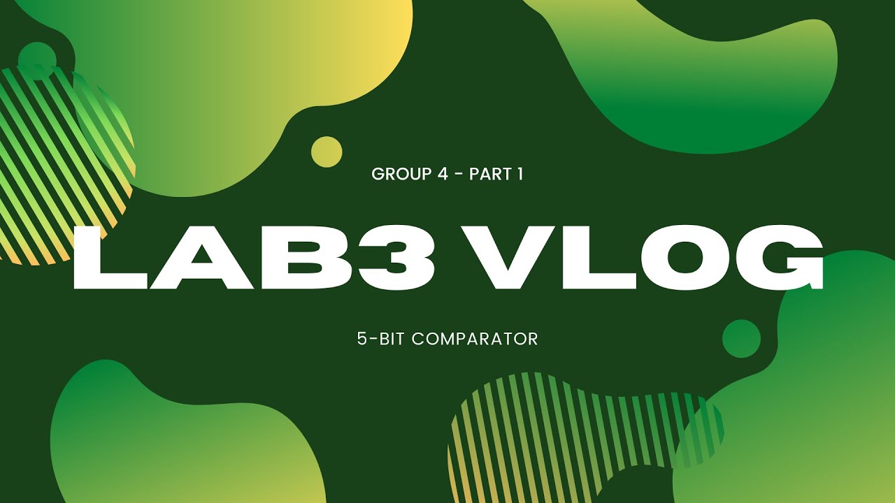LAB3VLOG: 5-bit Comparator (PART 1)