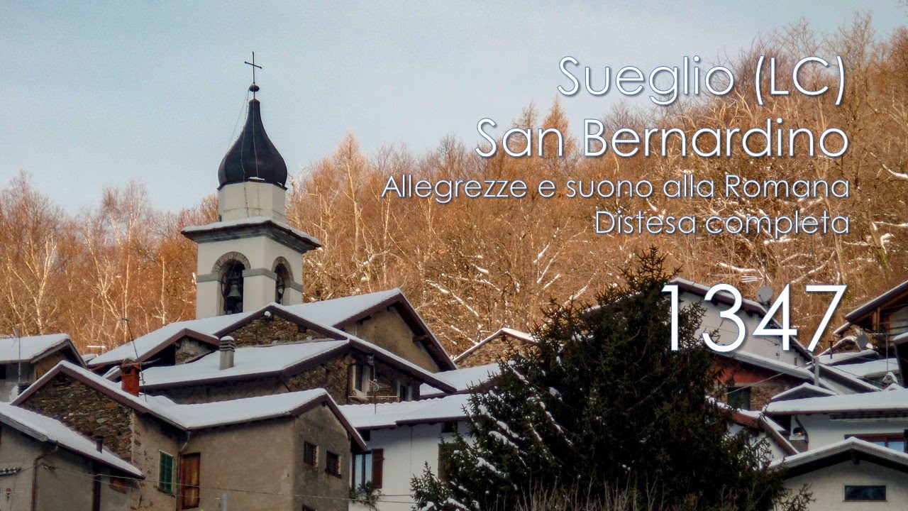 Le campane di Sueglio (LC) - Chiesa di S. Bernardino