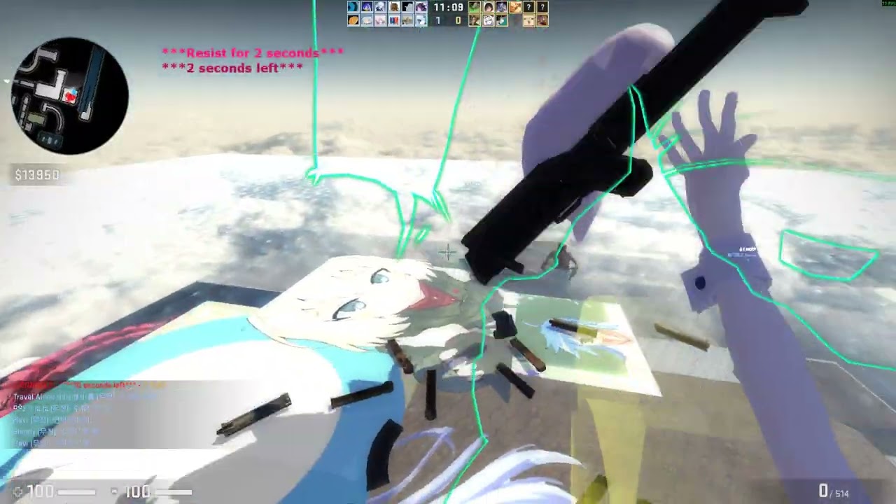 [CS:GO legacy] 카스:글옵 레거시 좀비탈출 ze_surf_vortex_v2_8