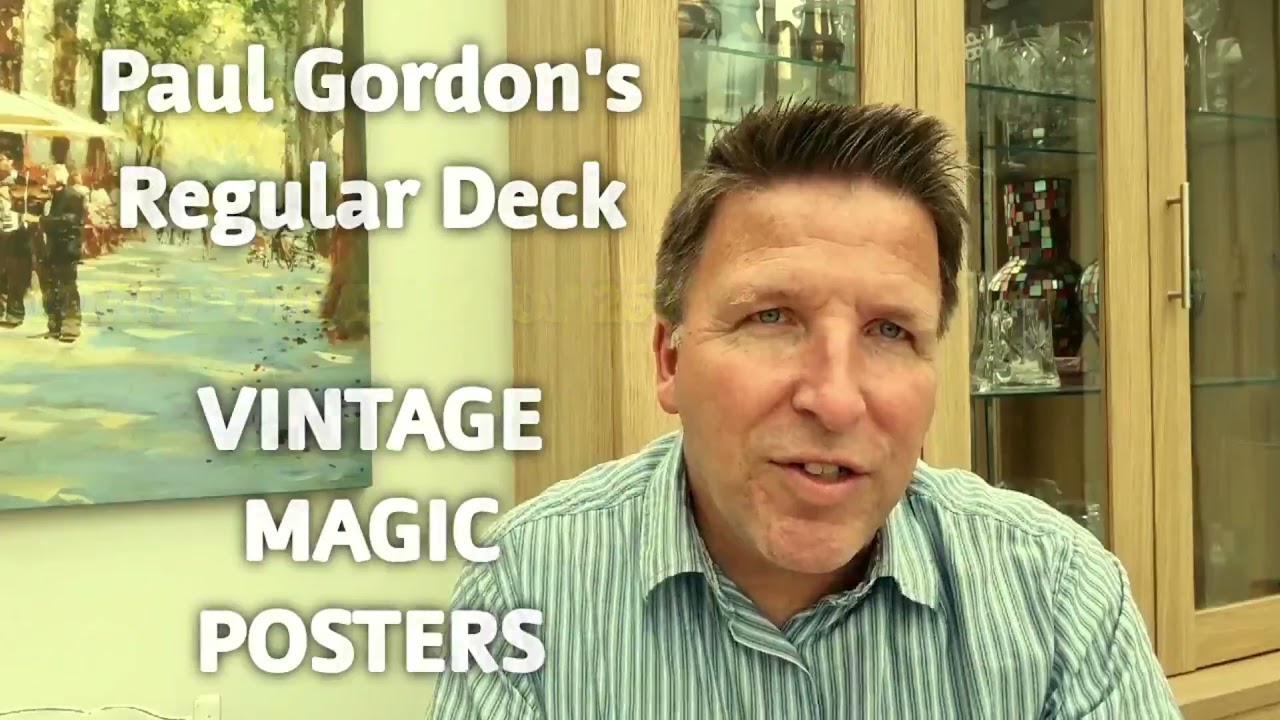 Vintage Magic Posters Deck by Paul Gordon / Wunderground Magic