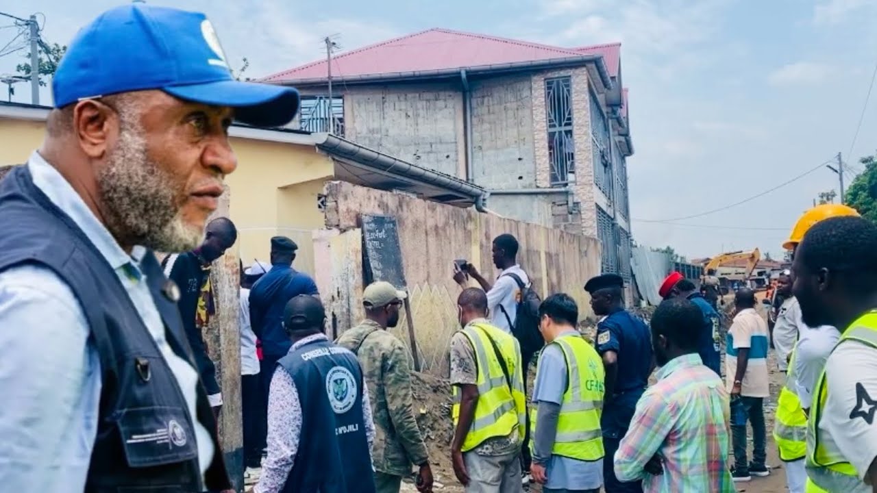 URGENT: DÉMOLITION IMMINENTE D’UN ÉTAGE ET D’AUTRES MAISONS SUI FREINENT LES TRAVAUX À NDJILI 