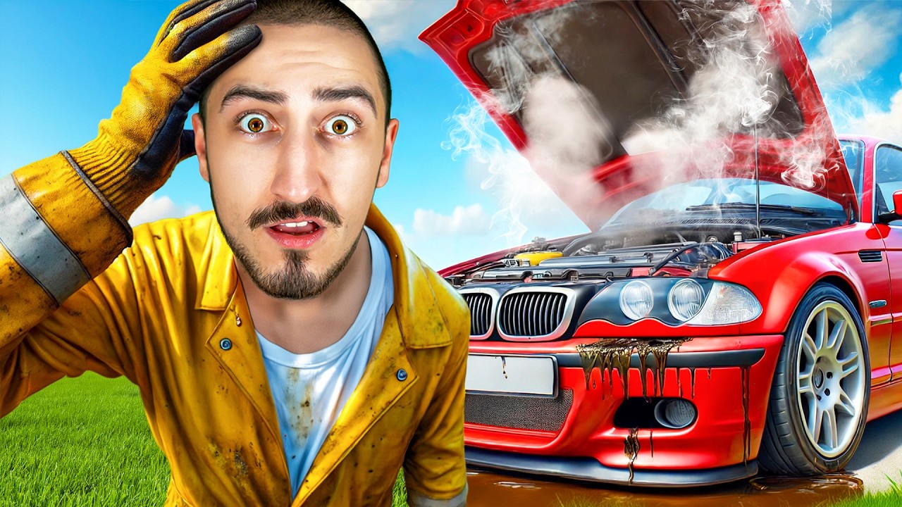 TO AUTO TO ZŁOM! BMW E46 (WYMIANA MODUŁ KOMFORTU, AKUMULATOR, ŚWIECE)