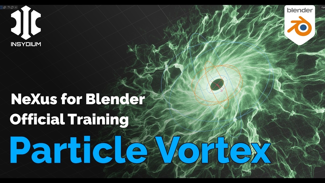 Официальное обучение NeXus для Blender - Вихрь частиц