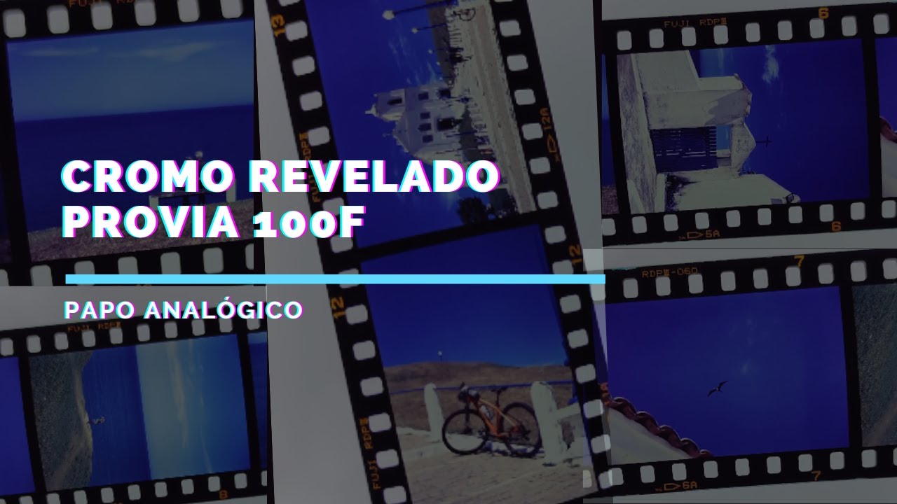 Usei um Provia 100F - Cromo (filme colorido positivo)